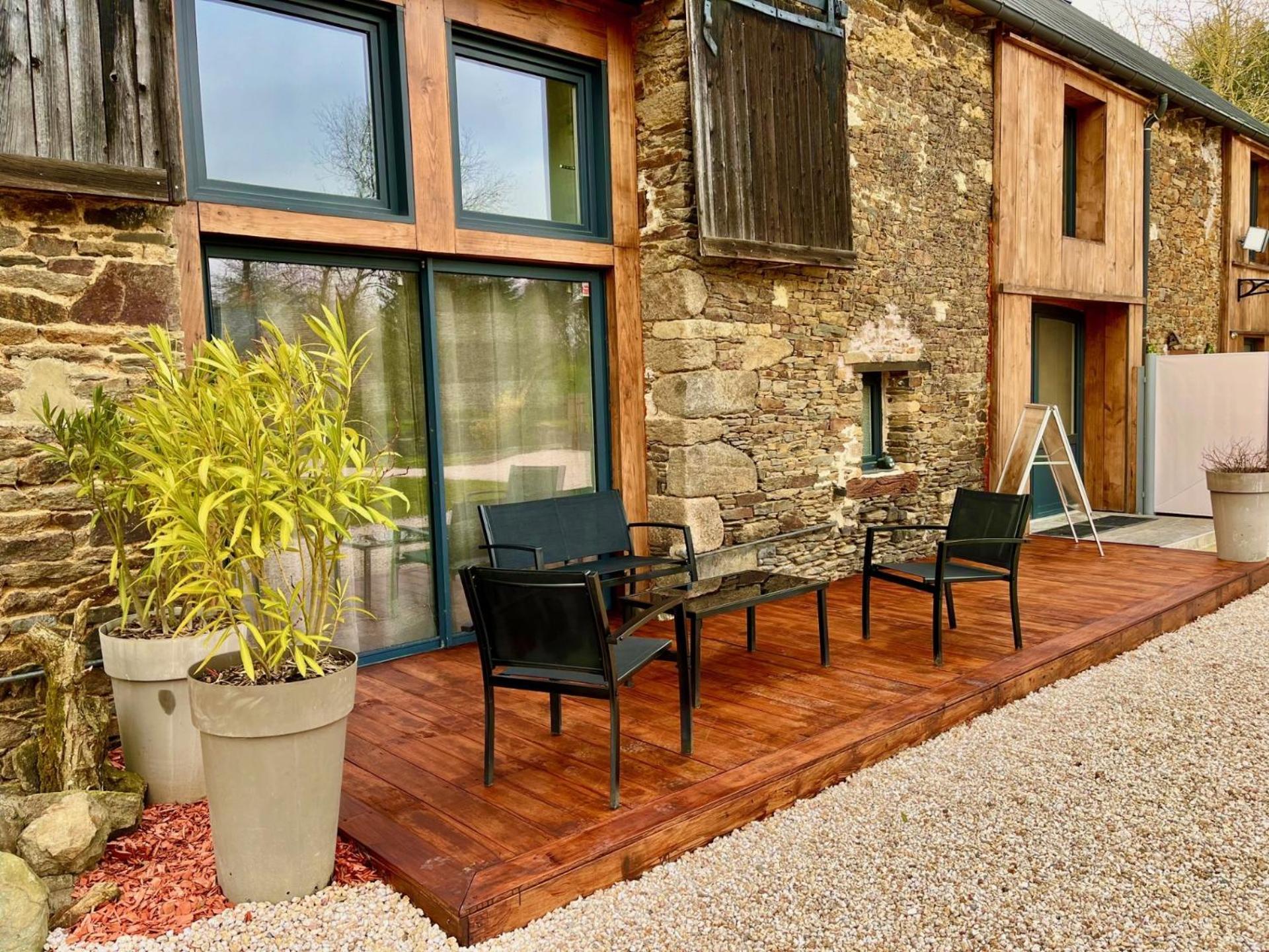 Le Manoir Des Haies Spa Les Champs-Géraux Esterno foto